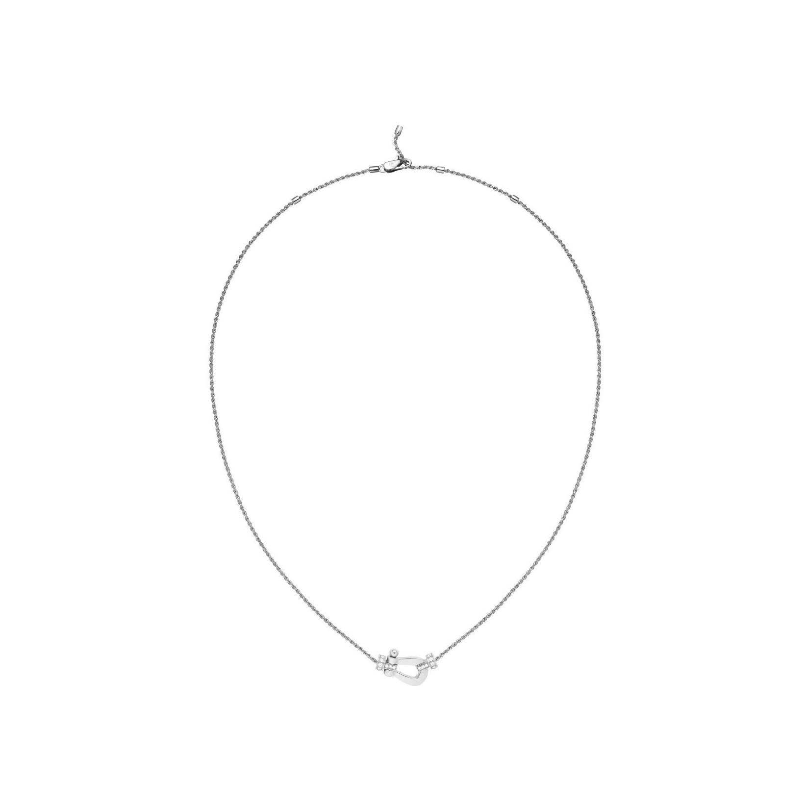 Collier FRED Force 10 en or blanc et diamants