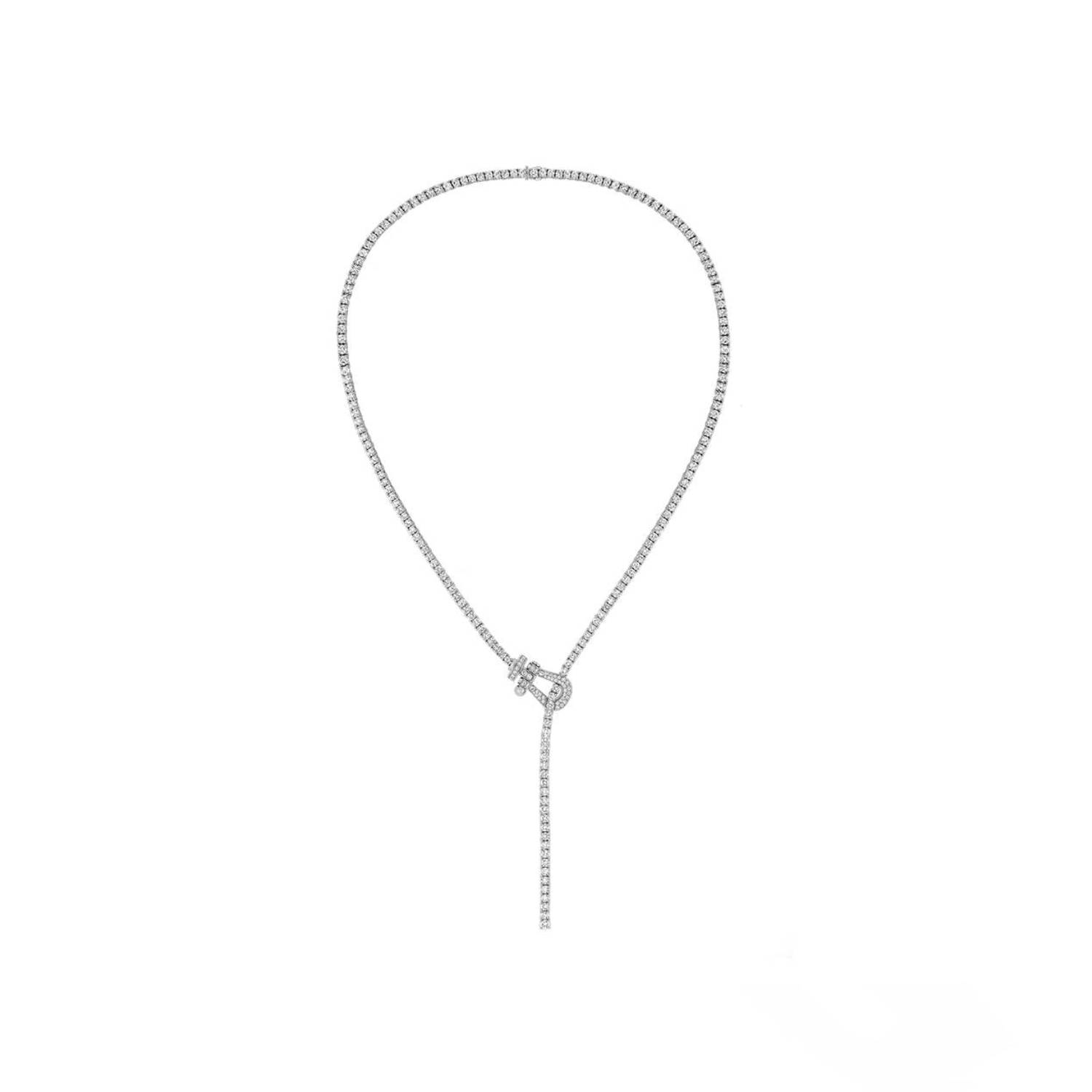 Collier Fred Force 10 Grand Modèle en or blanc et diamants