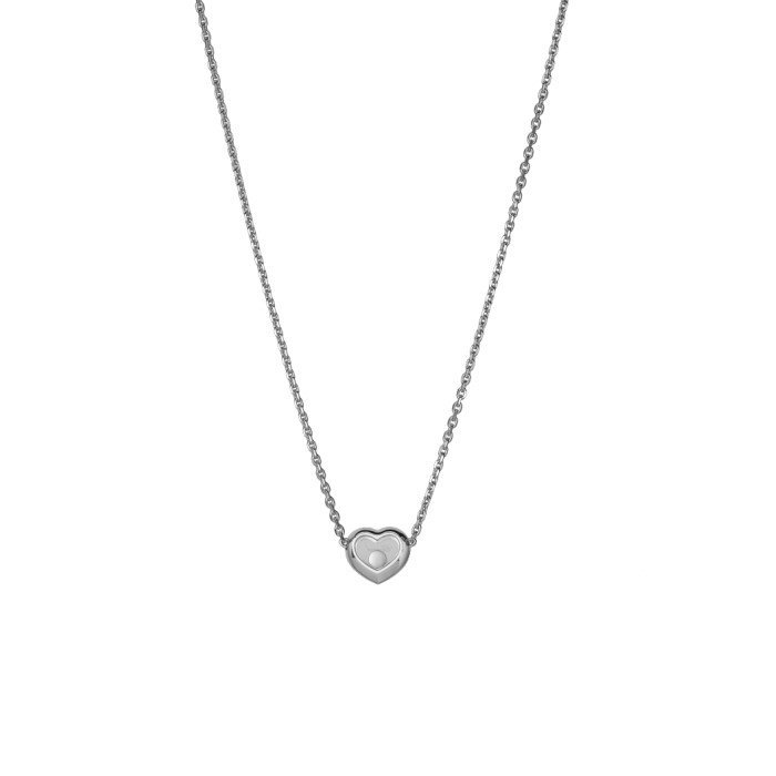 Collier Chopard Happy Diamonds Icons en or blanc et diamant