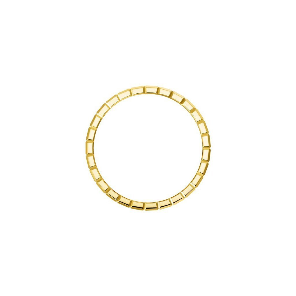 Bague Chopard Ice Cube Pure en or jaune, taille 53