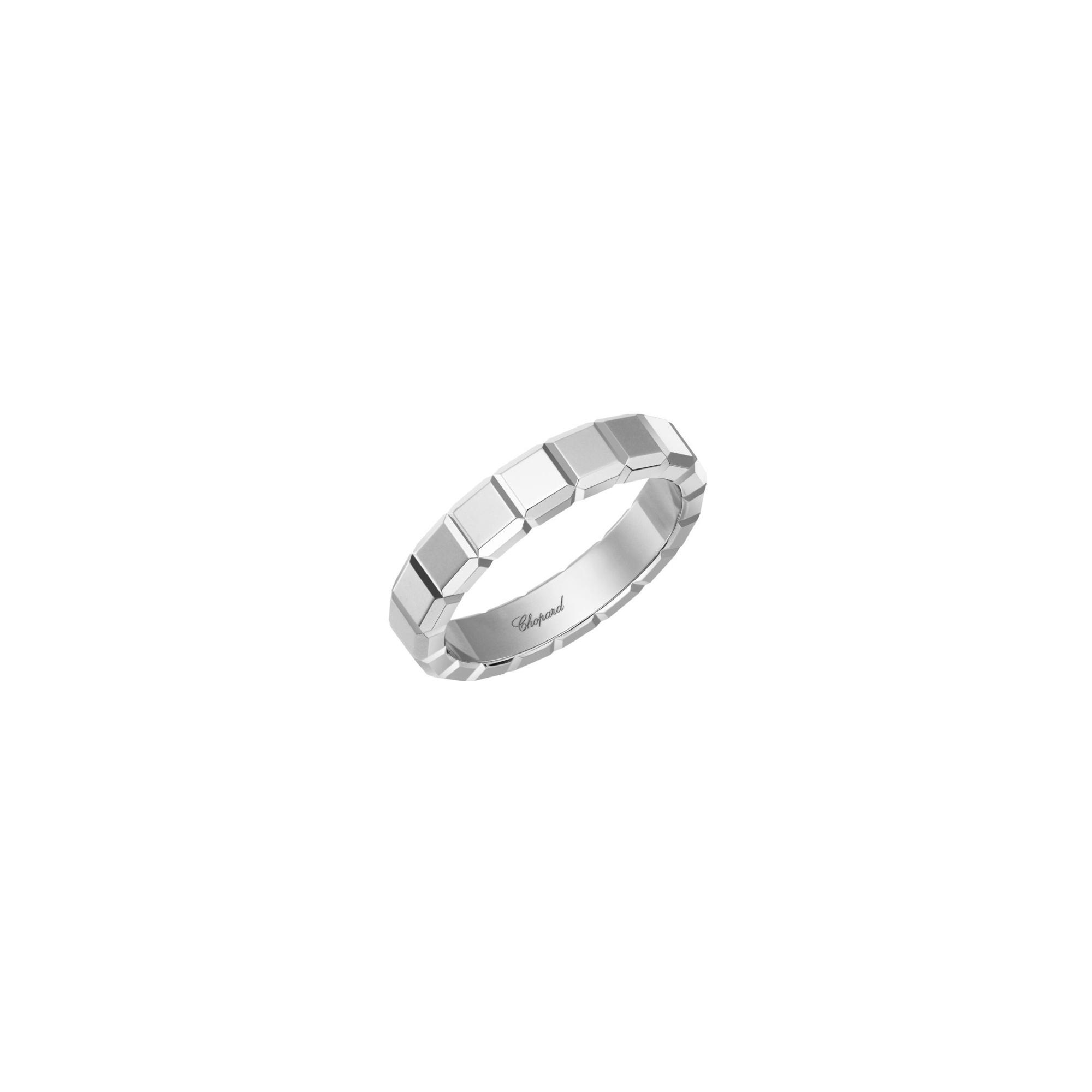 Bague Chopard Ice Cube en or blanc, taille 60