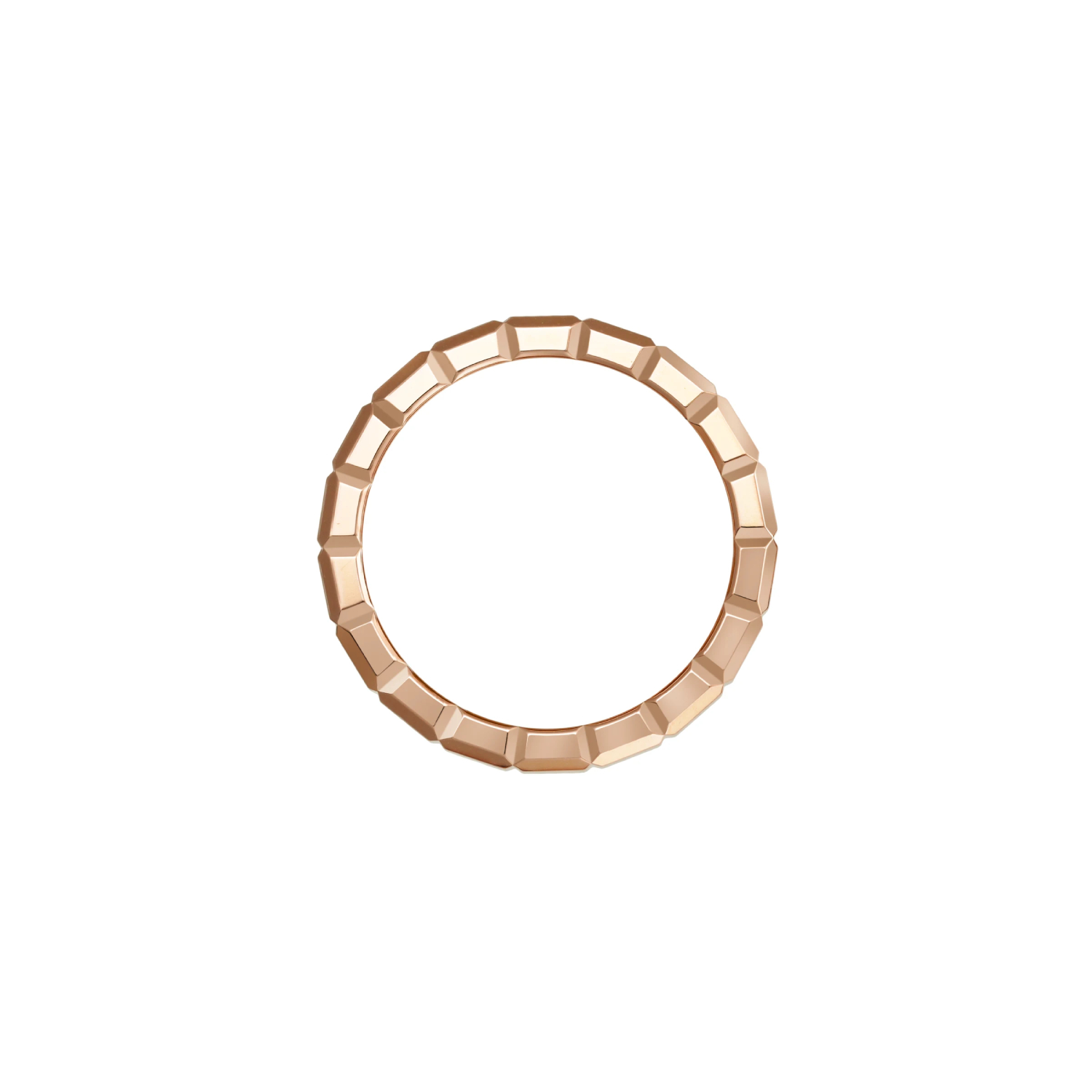 Bague Chopard Ice Cube en or rose, taille 61