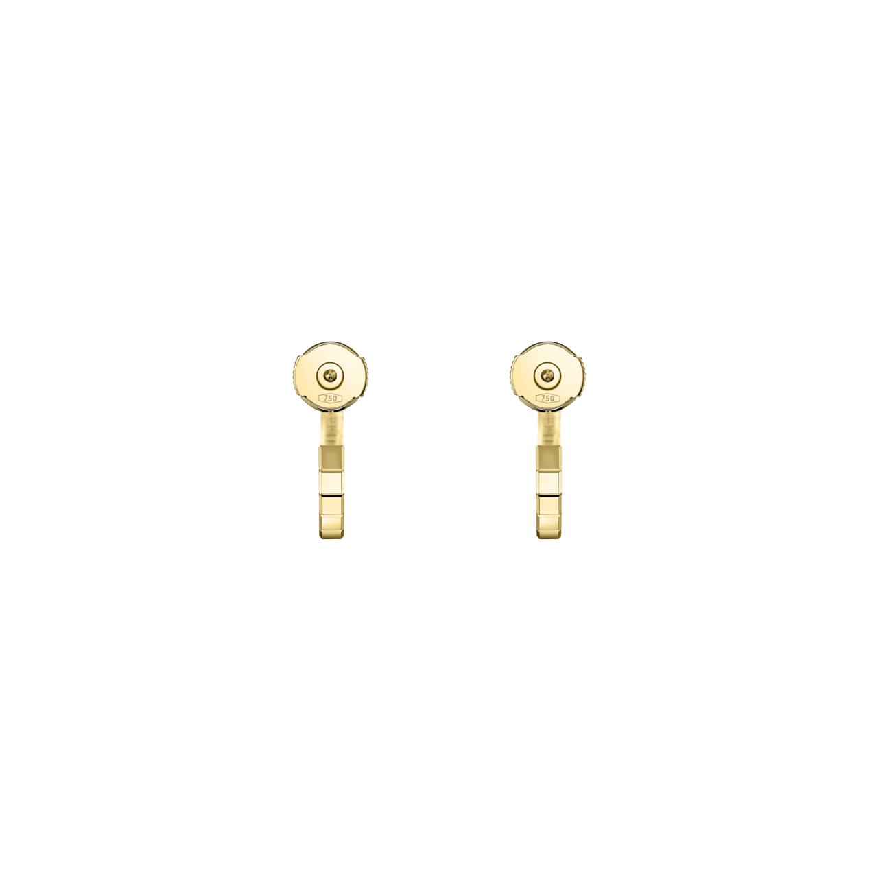 Boucles d'oreilles Chopard Ice Cube en or jaune
