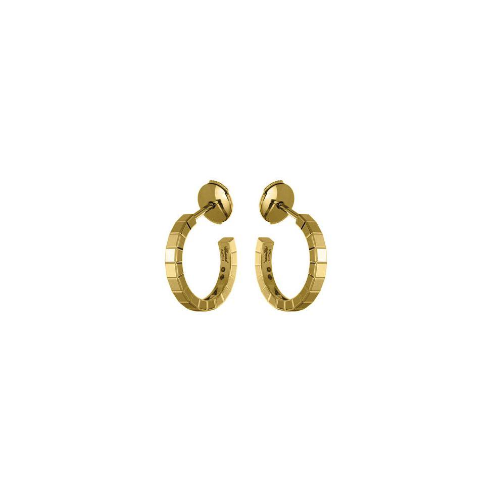 Boucles d'oreilles Chopard Ice Cube en or jaune