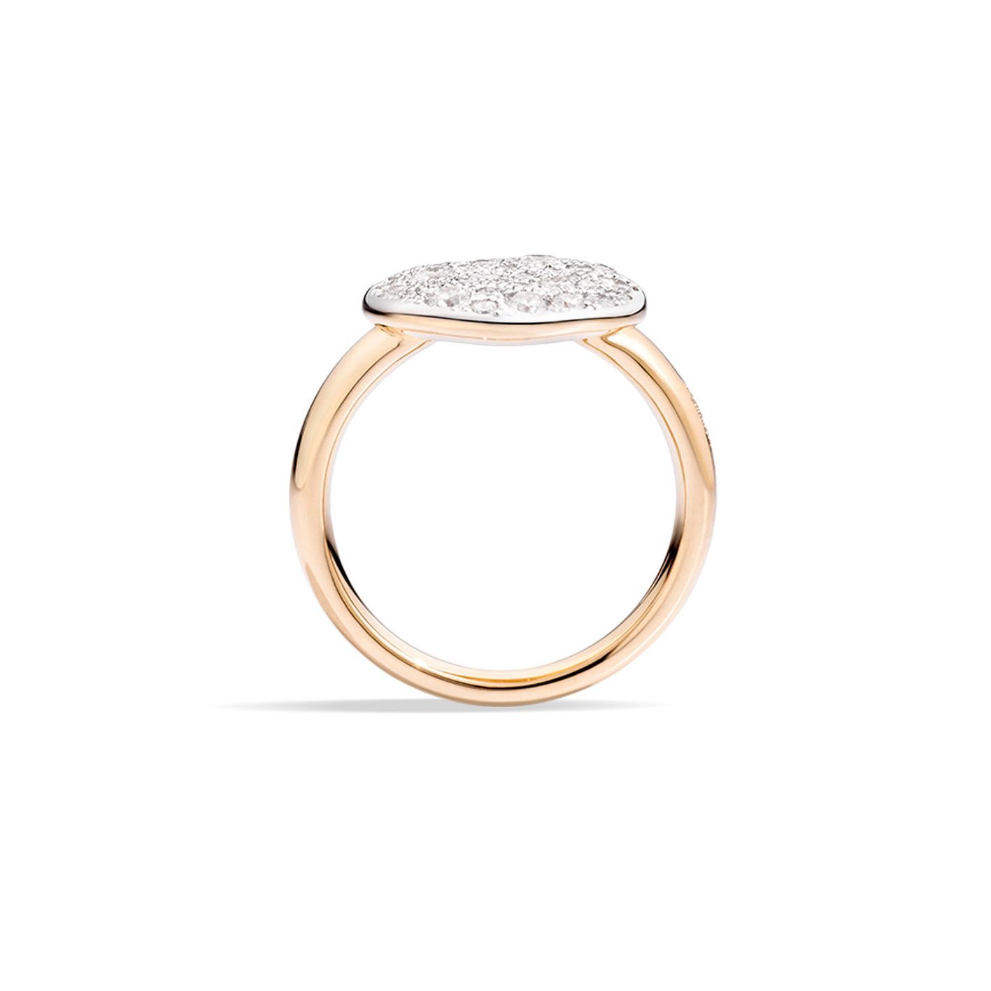 Bague Pomellato Sabbia en or rose et diamants