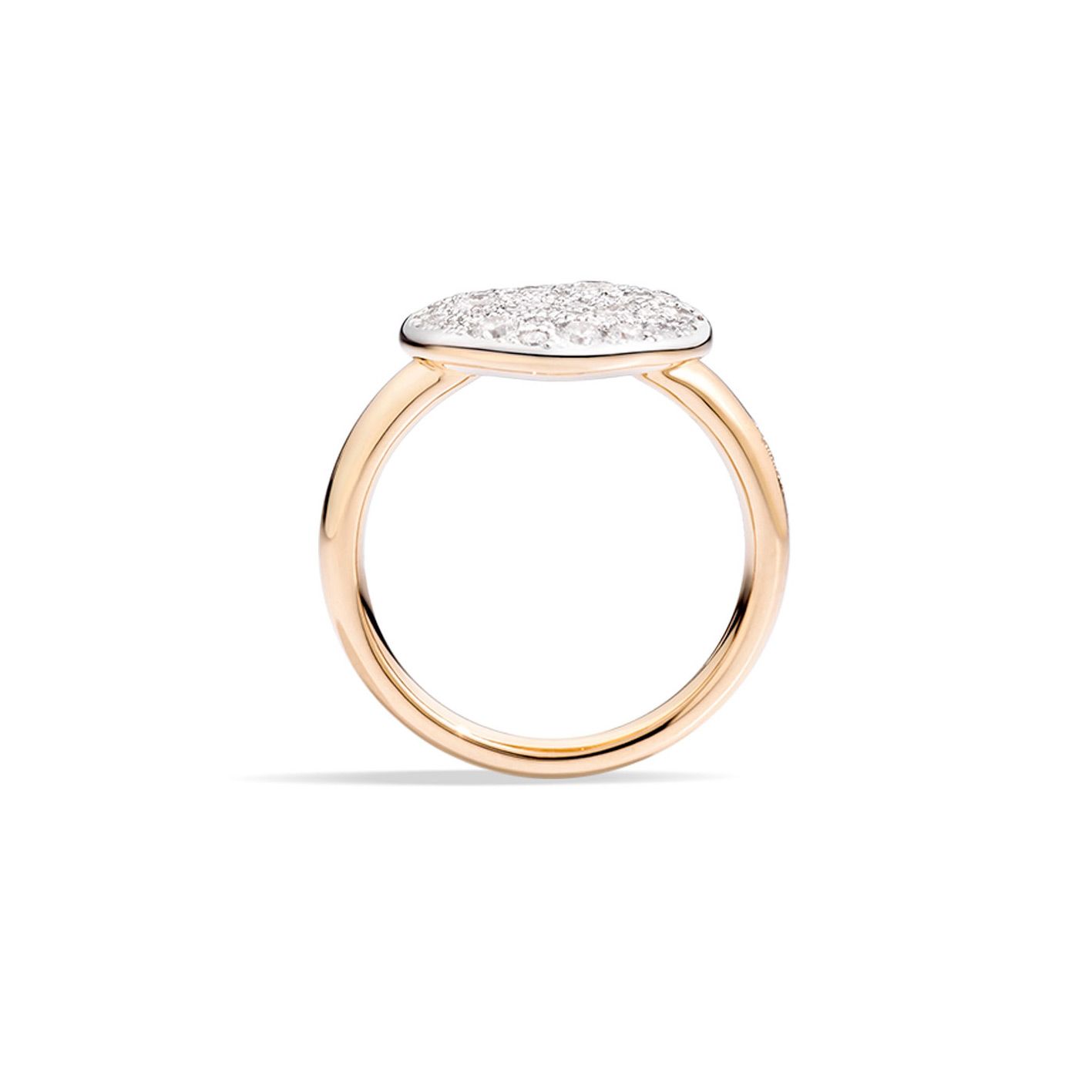 Bague Pomellato Sabbia en or rose et diamants