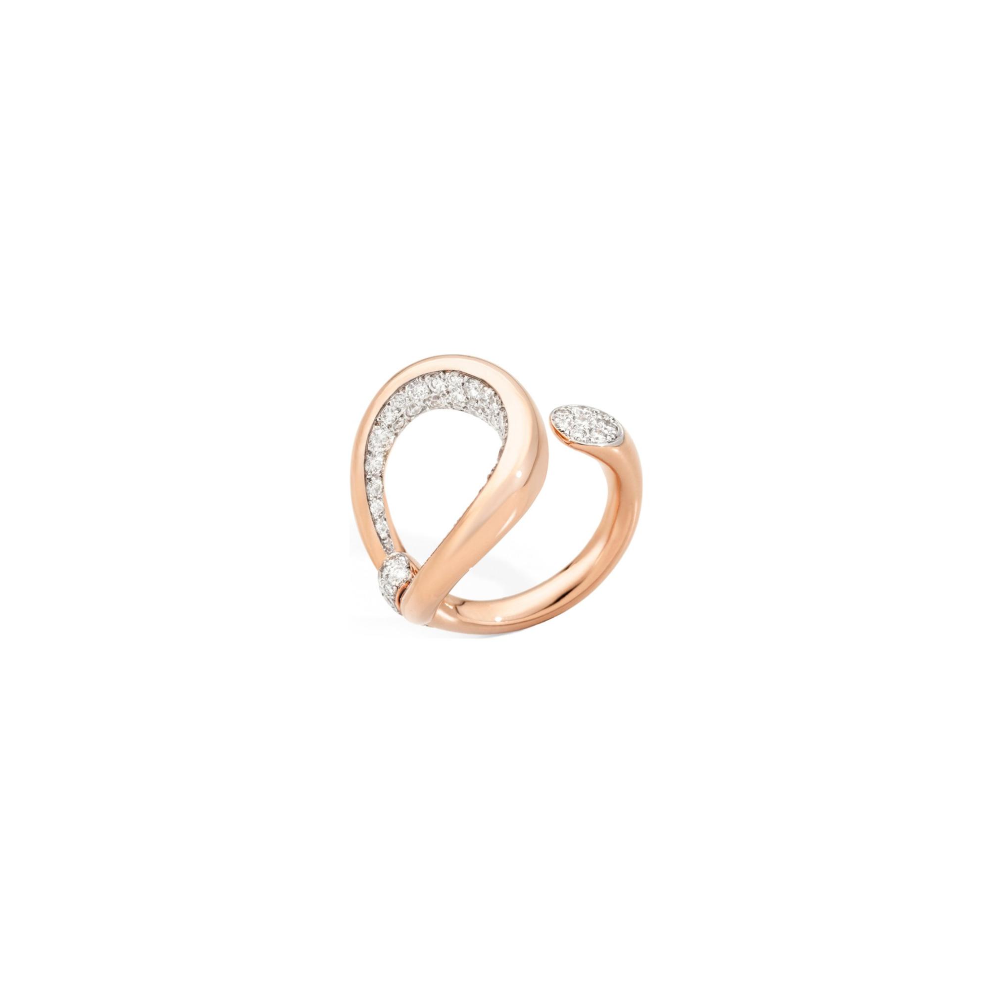 Bague Pomellato Fantina en or rose et diamants