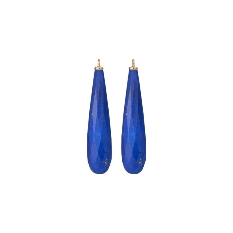 Boucles d'oreilles Ole Lynggaard en or jaune et lapis lazuli