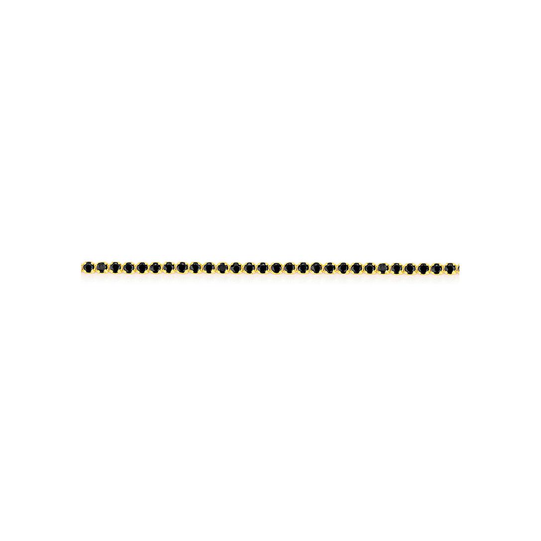 Bracelet en or jaune et spinelle