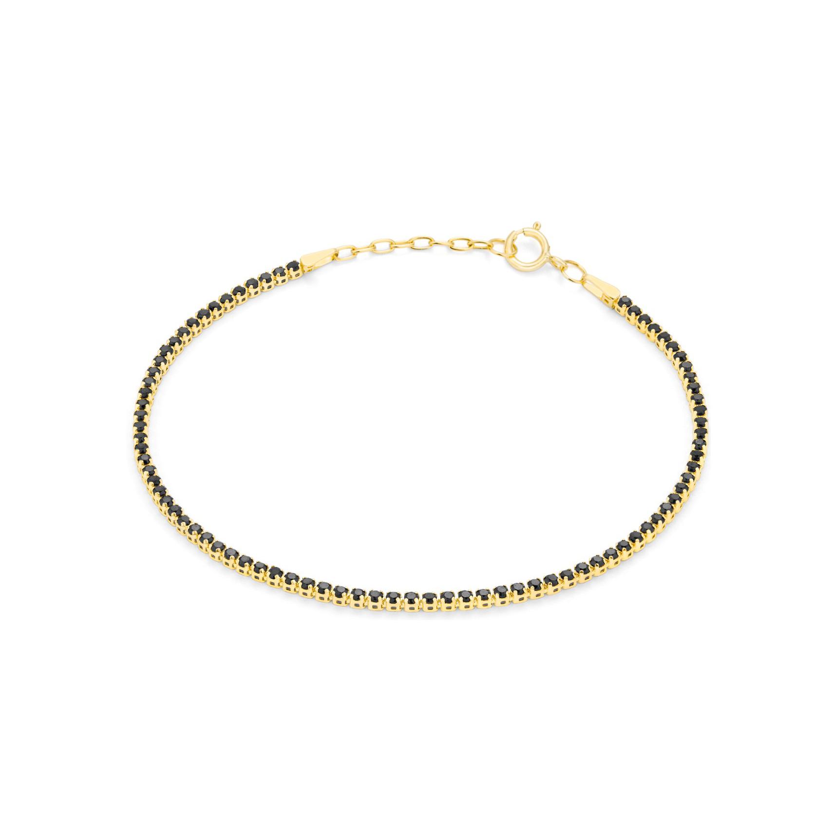 Bracelet en or jaune et spinelle