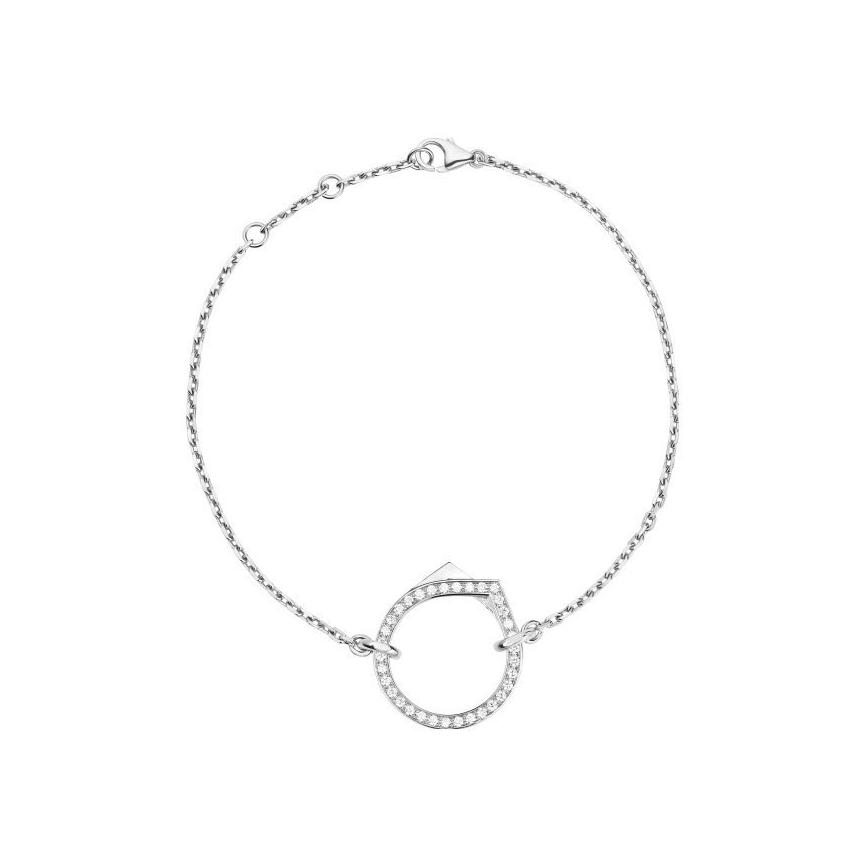 Bracelet Repossi Antifer en or blanc et diamants blancs