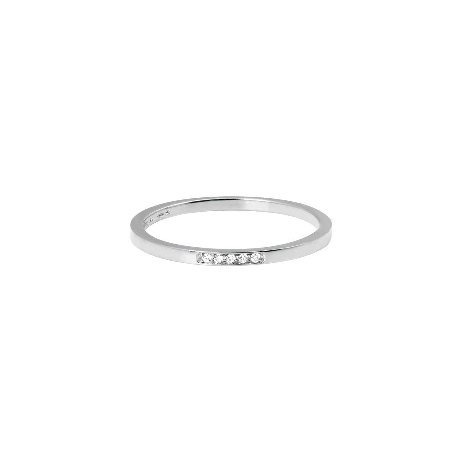 bague or blanc 5 diamants bague or blanc 5 diamants
