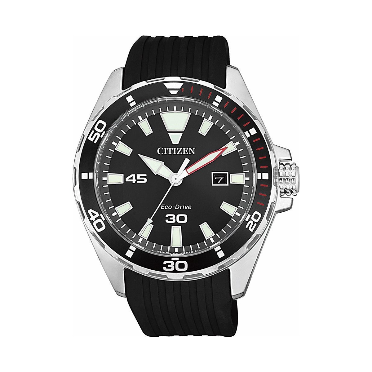 CITIZEN SPORT BLACK RUBBER NH8385-11E montre automatique sportive
