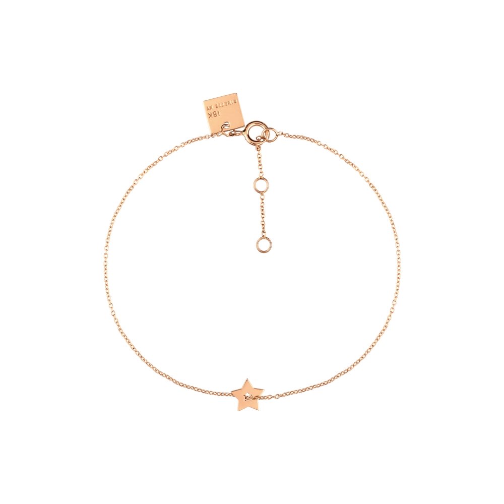 Bracelet Ginette NY MILKY WAY en or rose