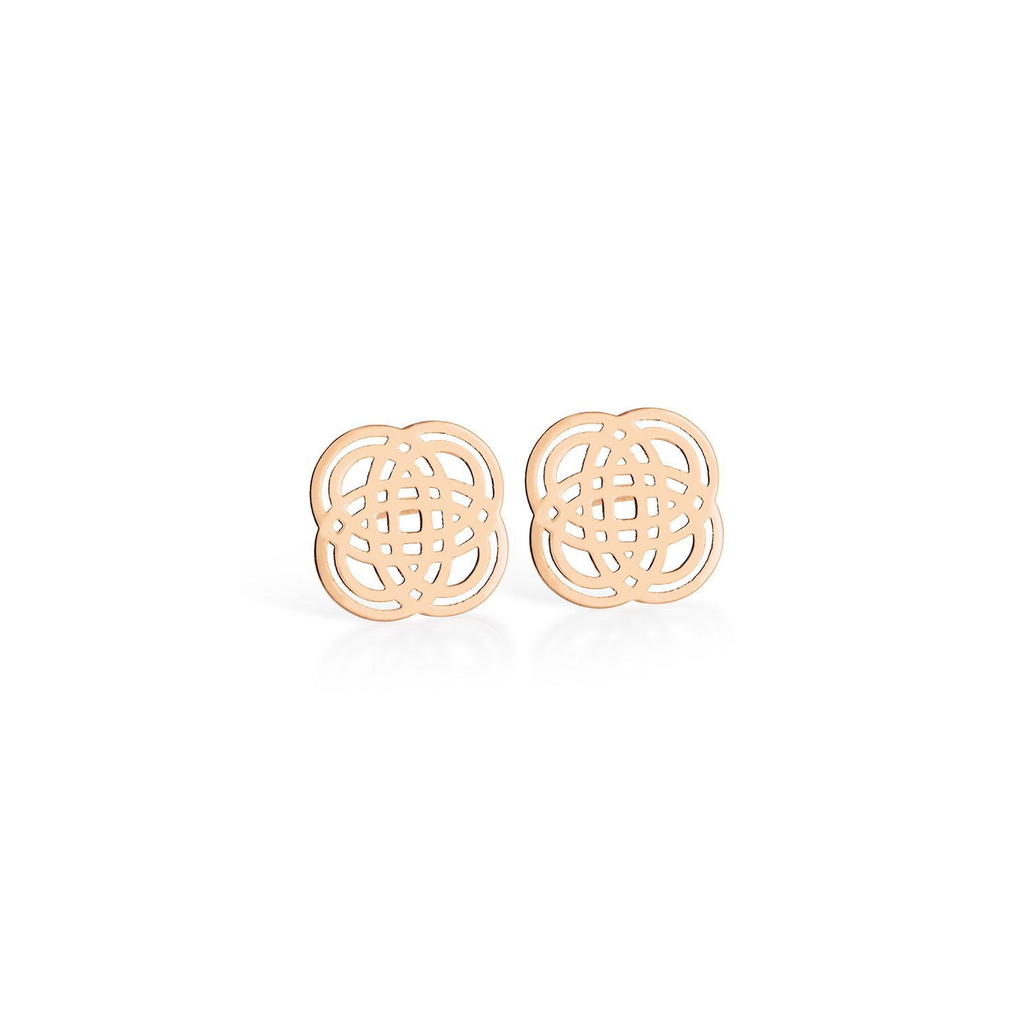 Boucles d'oreilles Ginette NY PURITY GOLD en or rose