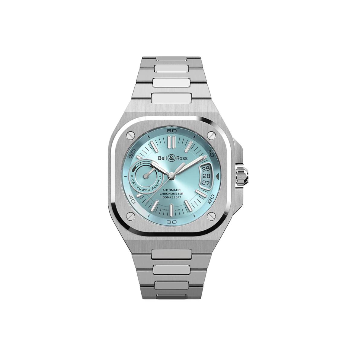 Montre Bell & Ross BR-X5 Ice Blue Steel bracelet Acier BRX5R-IB-ST/SST