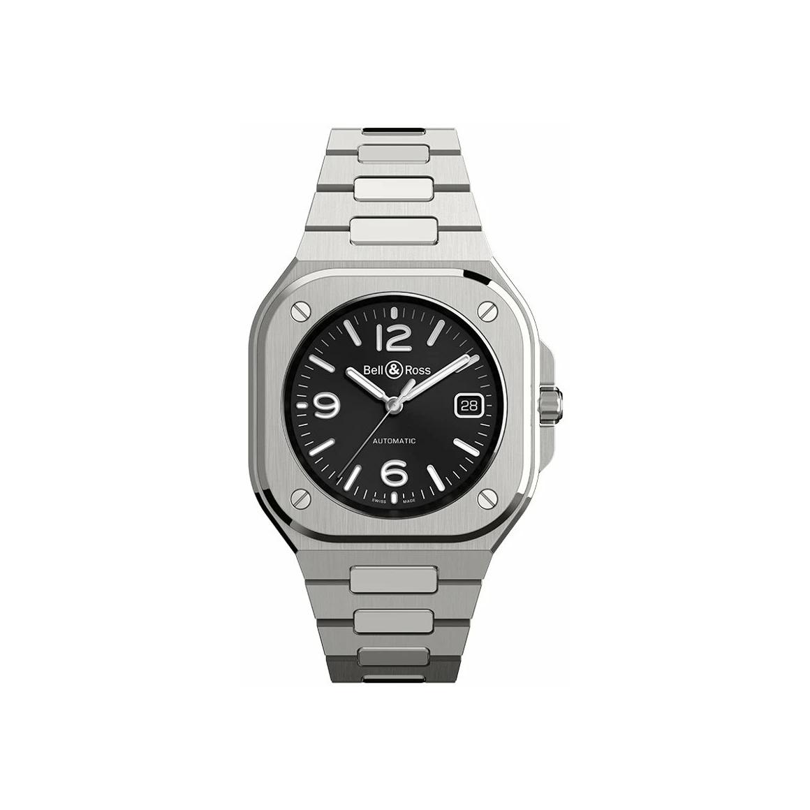 Montre Bell & Ross BR-05 Black Steel bracelet Acier BR05A-BL-ST/SST