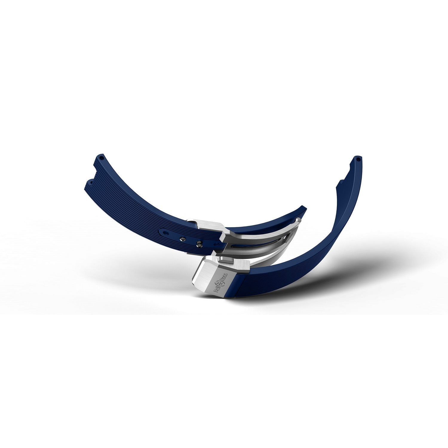 Montre Bell & Ross BR-05 Blue Steel bracelet Caoutchouc BR05A-BLU-ST/SRB
