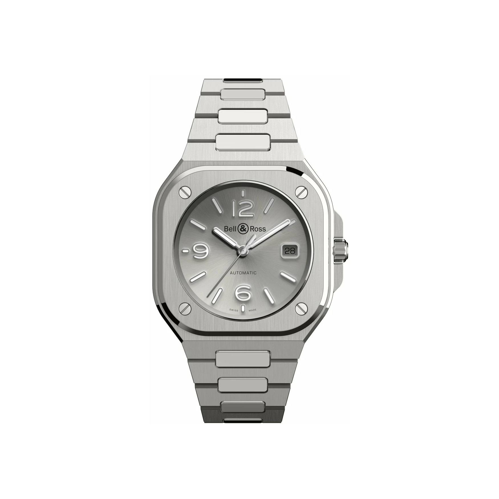 Montre Bell & Ross BR-05 Grey Steel bracelet Acier BR05A-GR-ST/SST