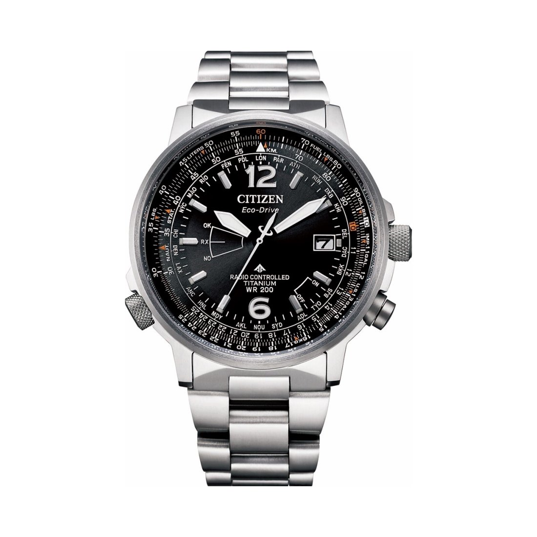 citizen radio controlled titanium