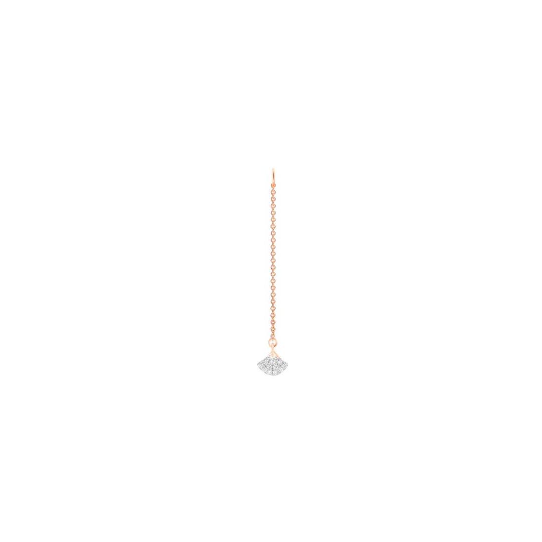Charm Ginette NY CHARMS KOI en or rose et diamant