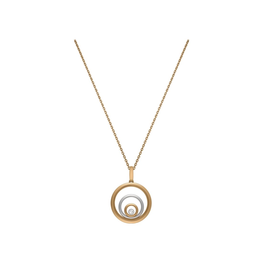 Pendentif Chopard Happy Spirit avec chaîne et diamant