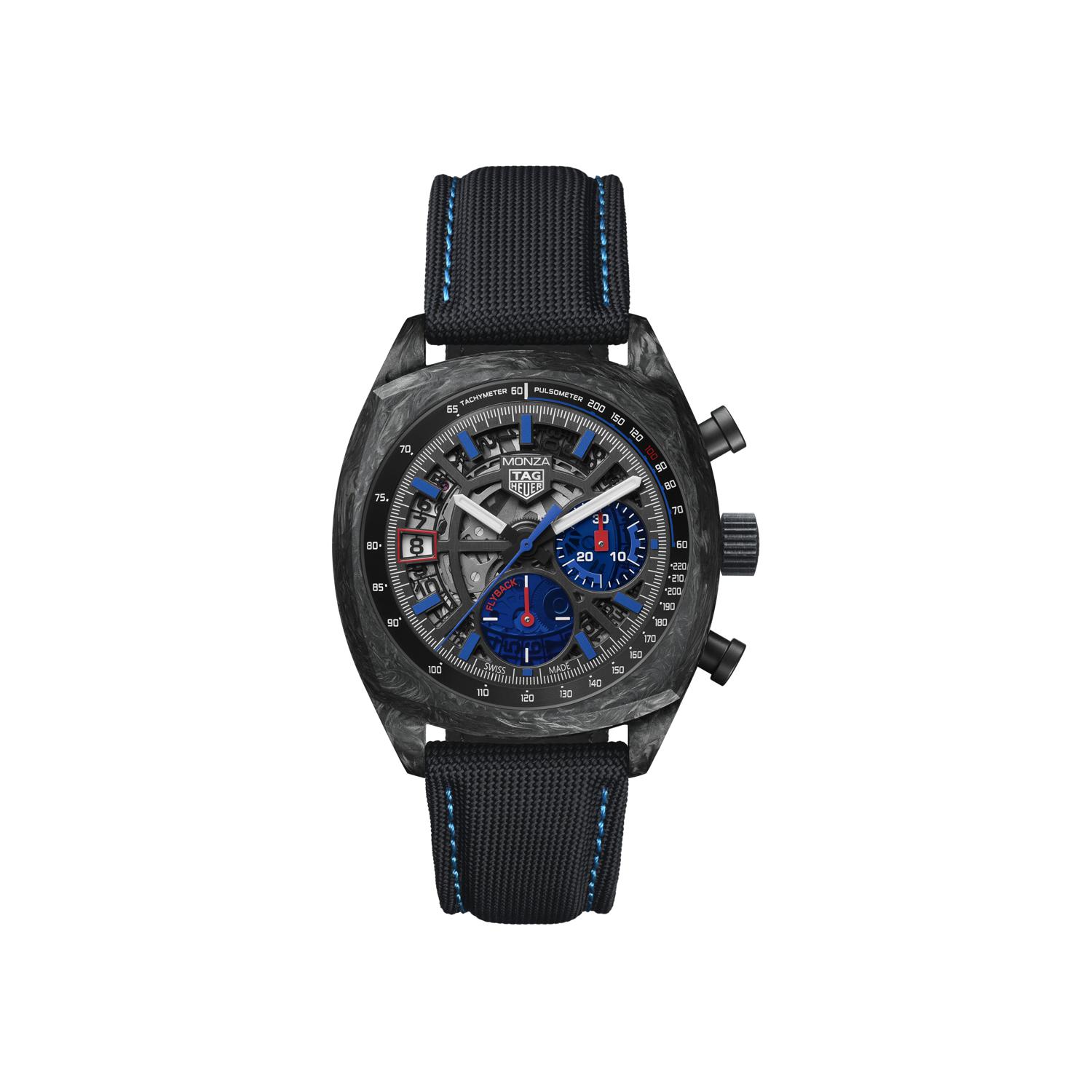 Montre TAG Heuer Monza Flyback Chronometer Édition Limitée bracelet Textile CR5090.FN6001