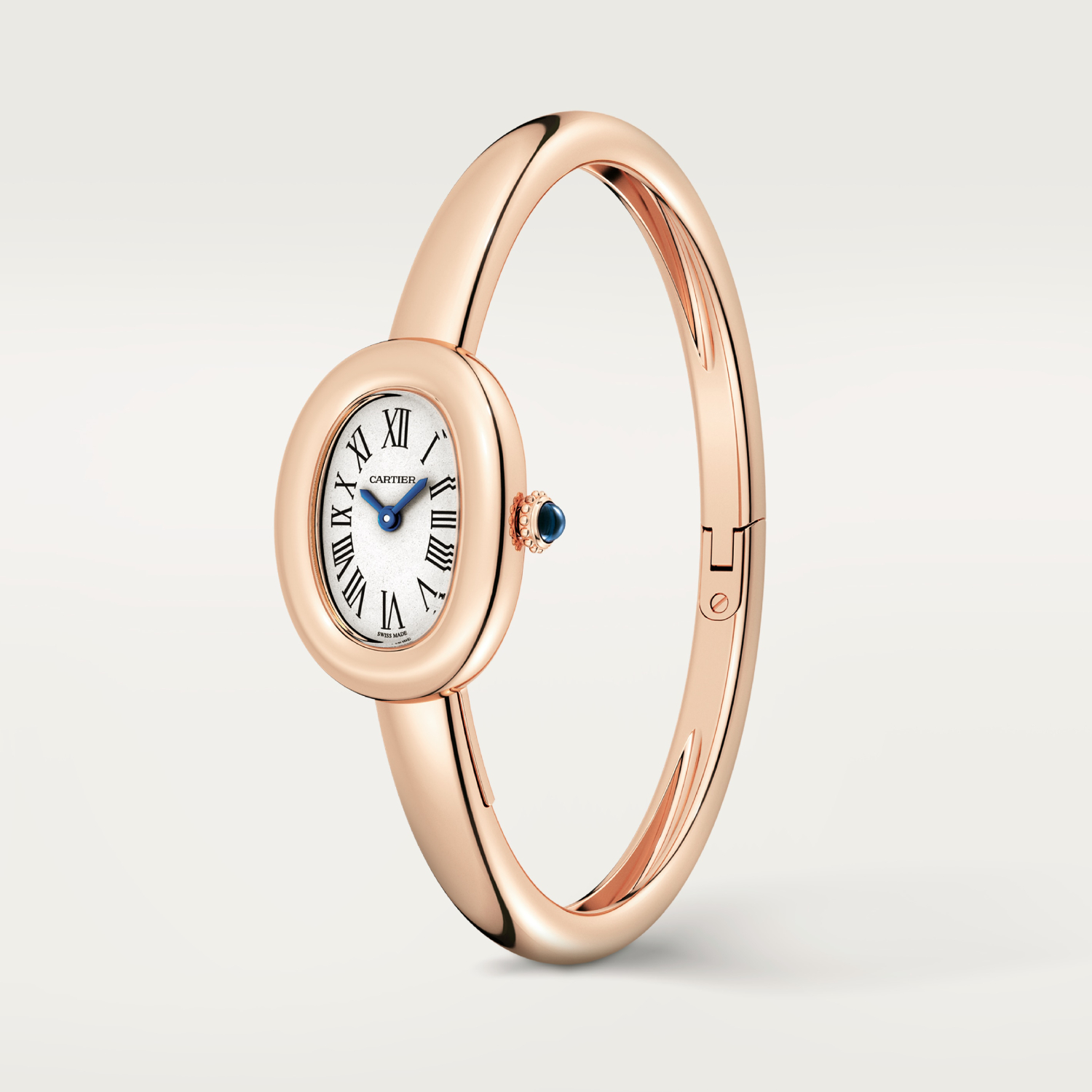 Montre Cartier Baignoire Mini modèle, taille 15, mouvement quartz, or rose