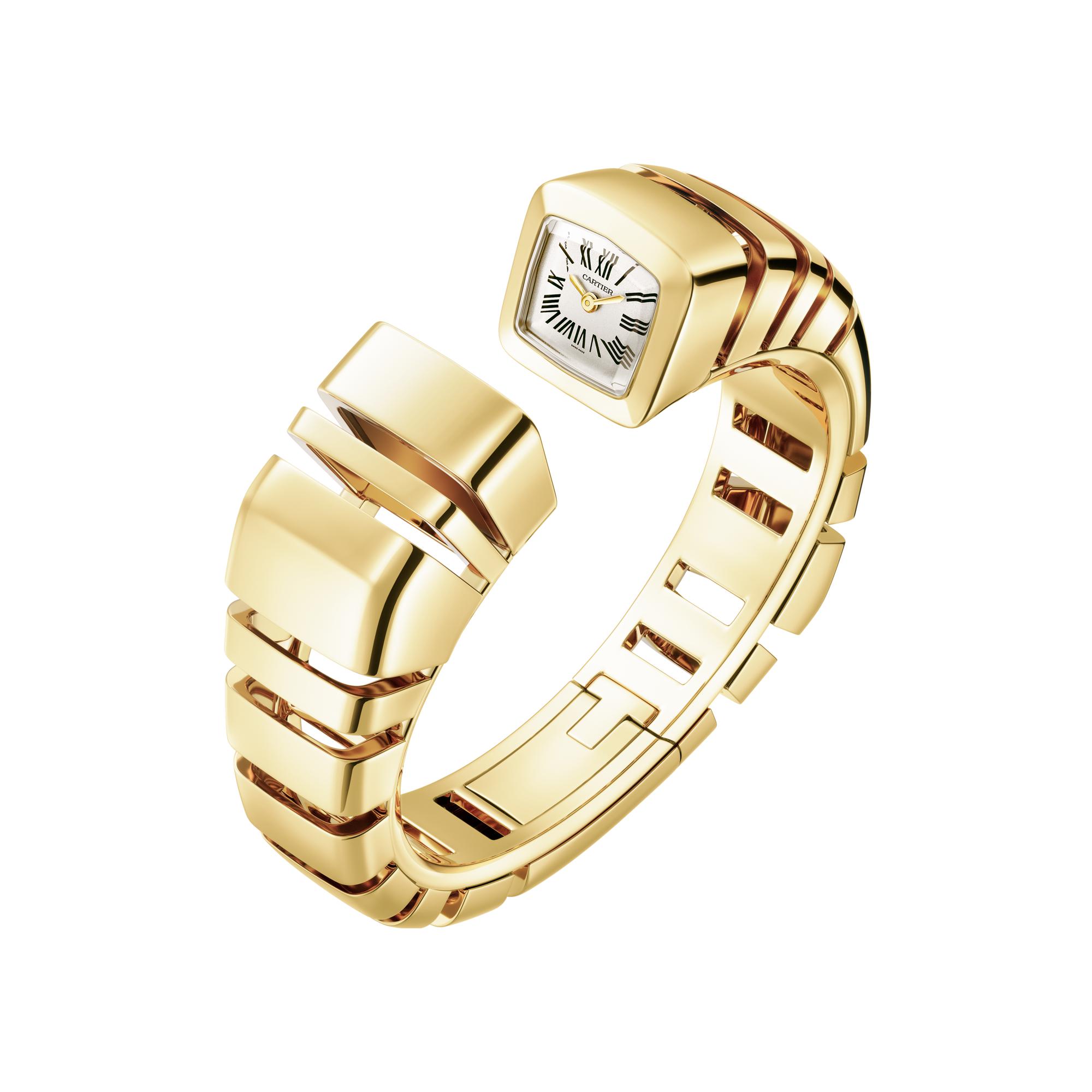 Montre Reflection de Cartier, quartz, or jaune