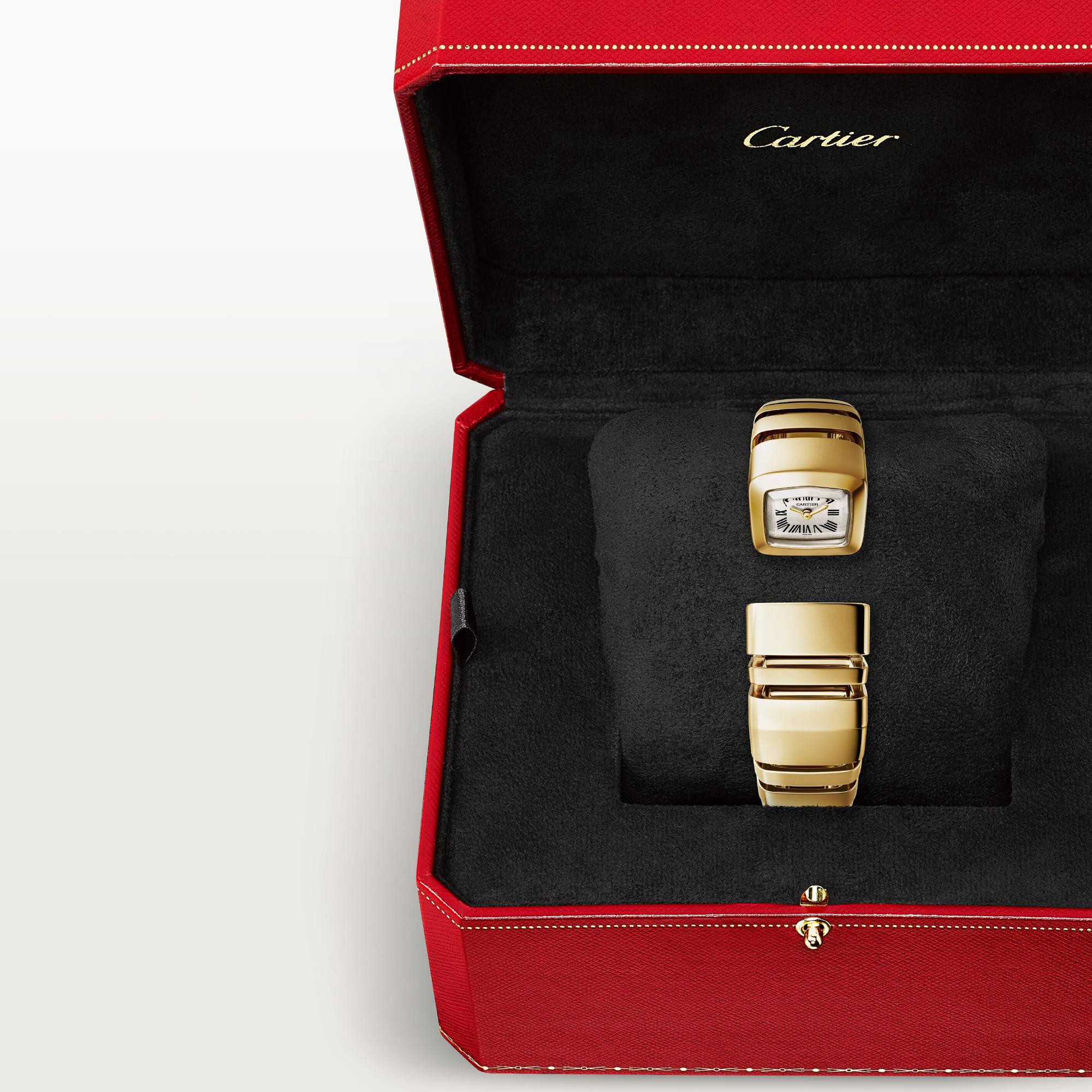 Montre Reflection de Cartier, quartz, or jaune