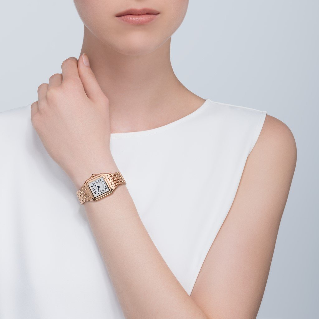 Achat Montre Panthère de Cartier, MM, or rose