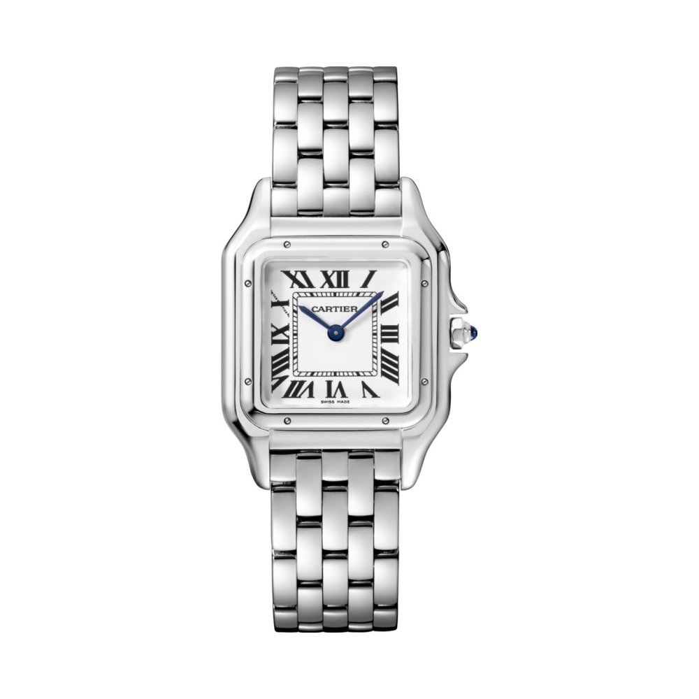 Montre Panthère de Cartier Moyen modèle, mouvement quartz, acier