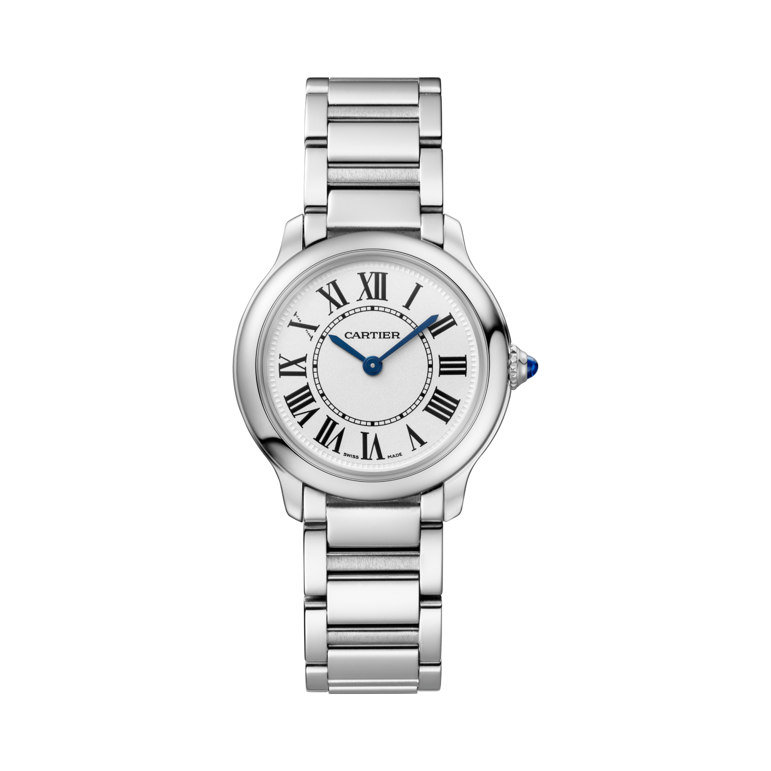 Montre Ronde Must de Cartier, 29mm, mouvement quartz, acier