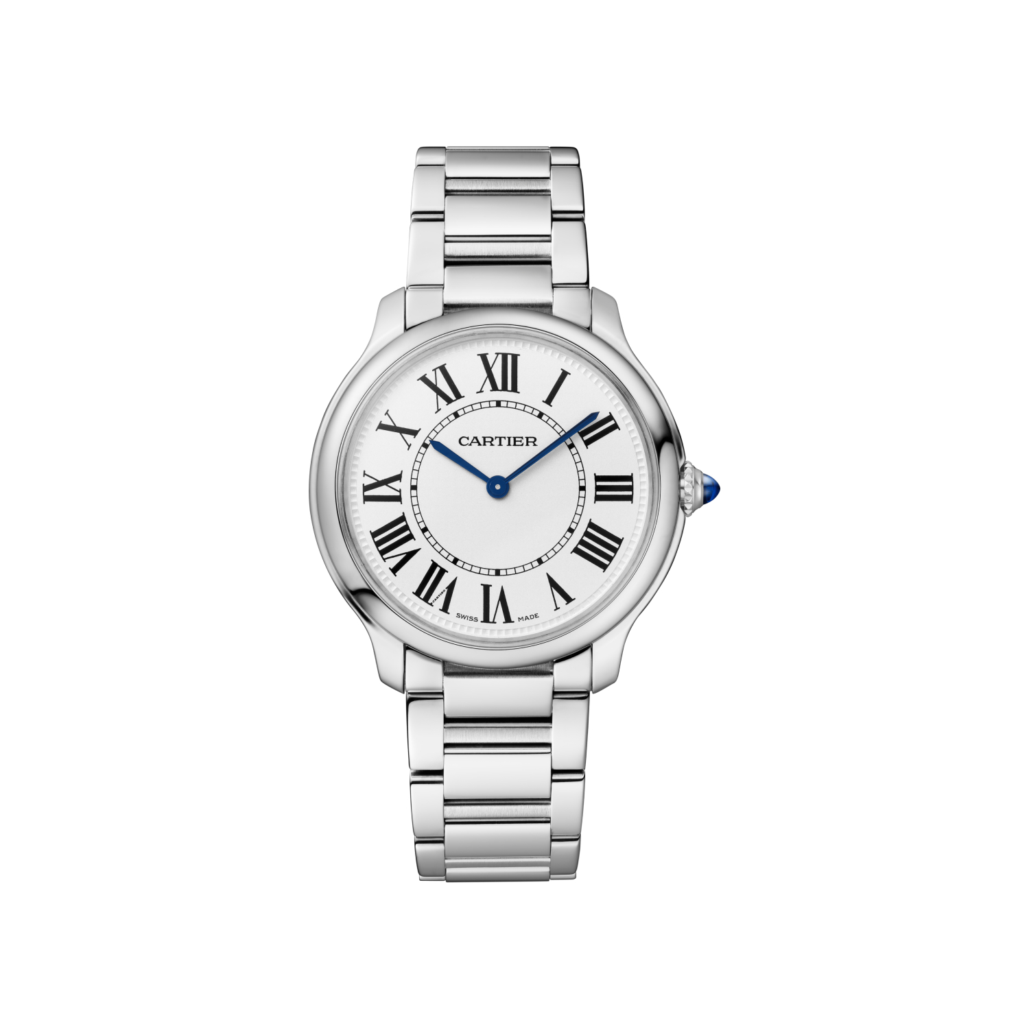 Montre Ronde Must de Cartier, 36mm, mouvement quartz, acier