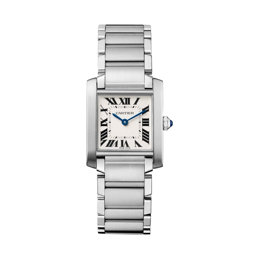 Achat Montre Tank Française, Moyen modèle, acier