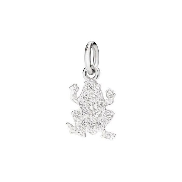 Pendentif DoDo Crapaud en Or blanc et Diamant