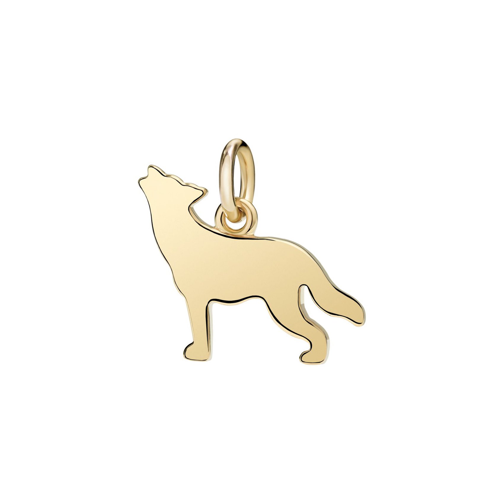 Pendentif Dodo Loup en or jaune