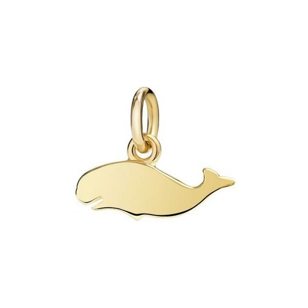 Pendentif DoDo Baleine en Or jaune