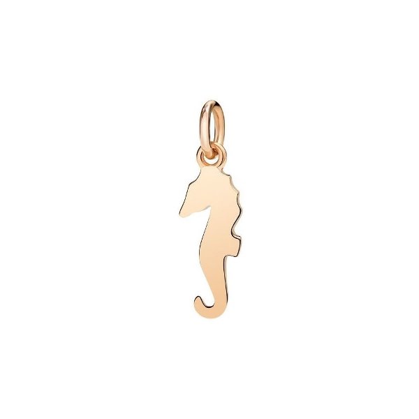 Pendentif DoDo Hippocampe Petit Modèle En Or Rose - Or Rose 375/1000ème - Rose