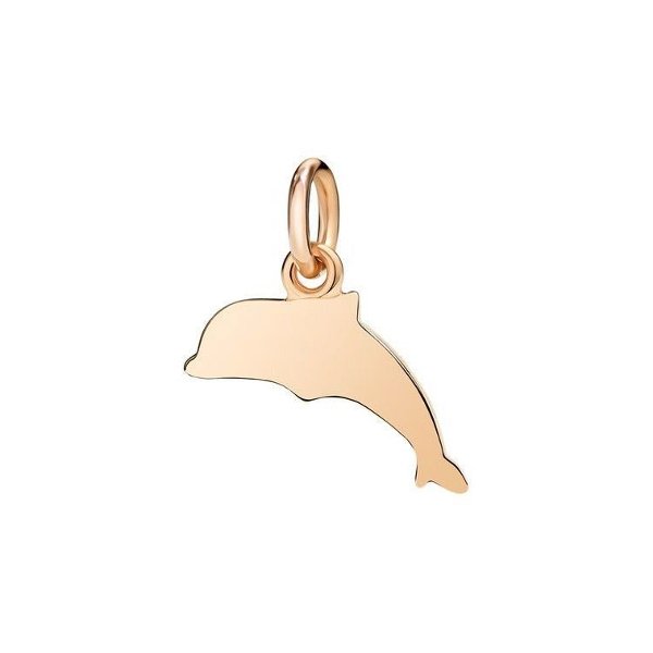 Pendentif DoDo Dauphin en Or rose