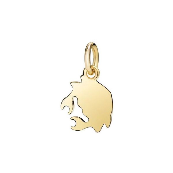 Pendentif DoDo Crabe petit modèle en Or jaune