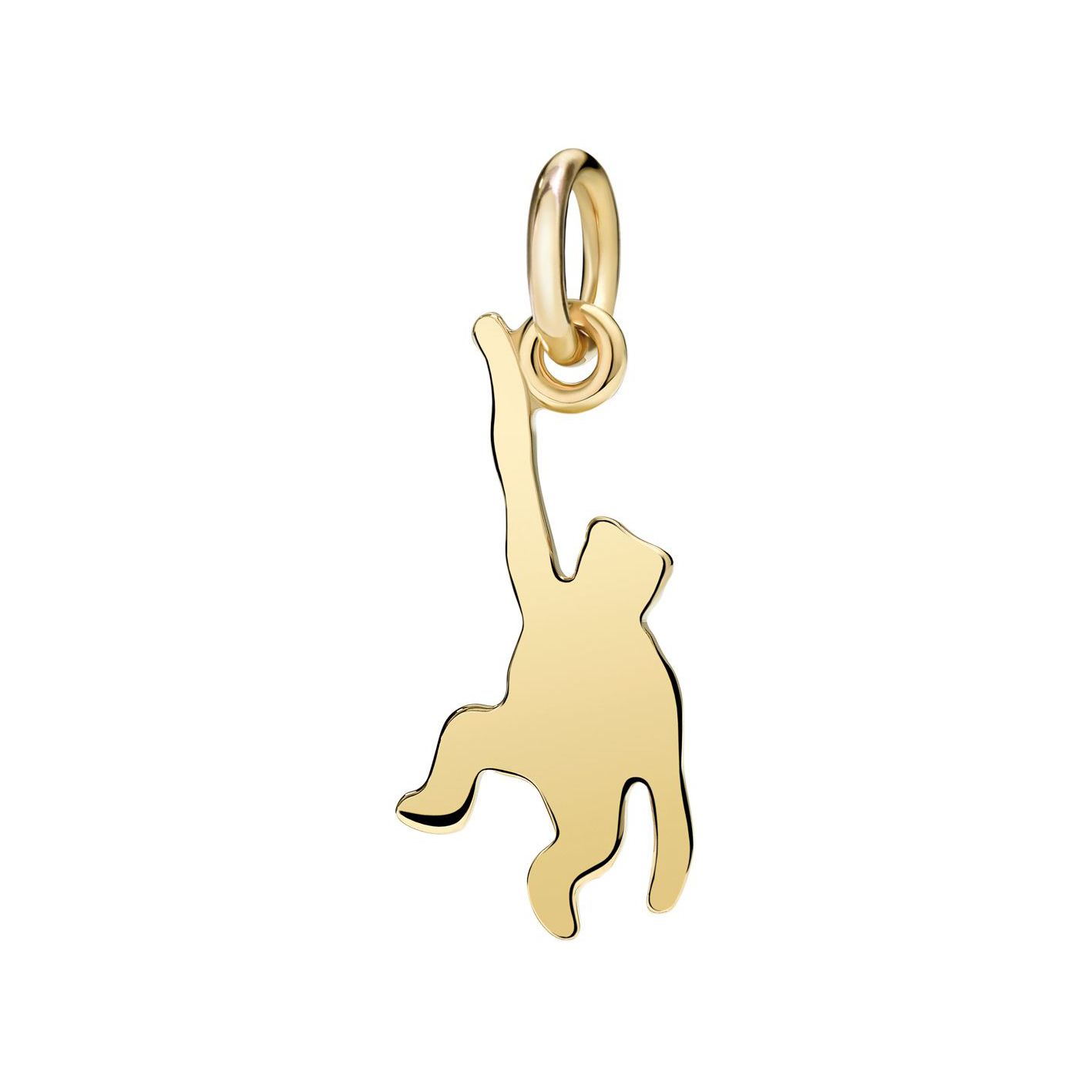 Pendentif Dodo singe en or jaune