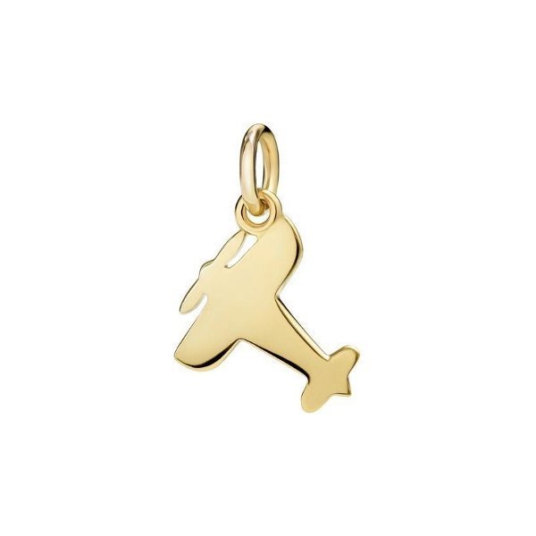 Pendentif DoDo Avion petit modèle en Or jaune