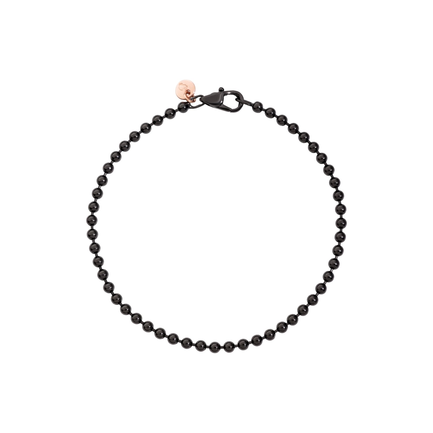 Bracelet Dodo Everyday en argent, pvd noir et or rose