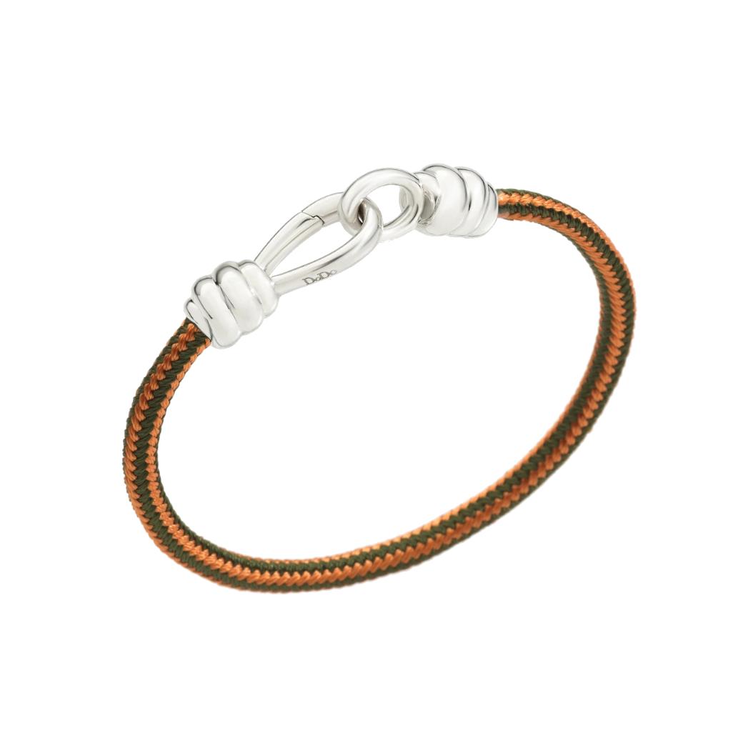Bracelet DoDo Nodo En Argent Et Cordon - Argent 925/1000ème/Textile