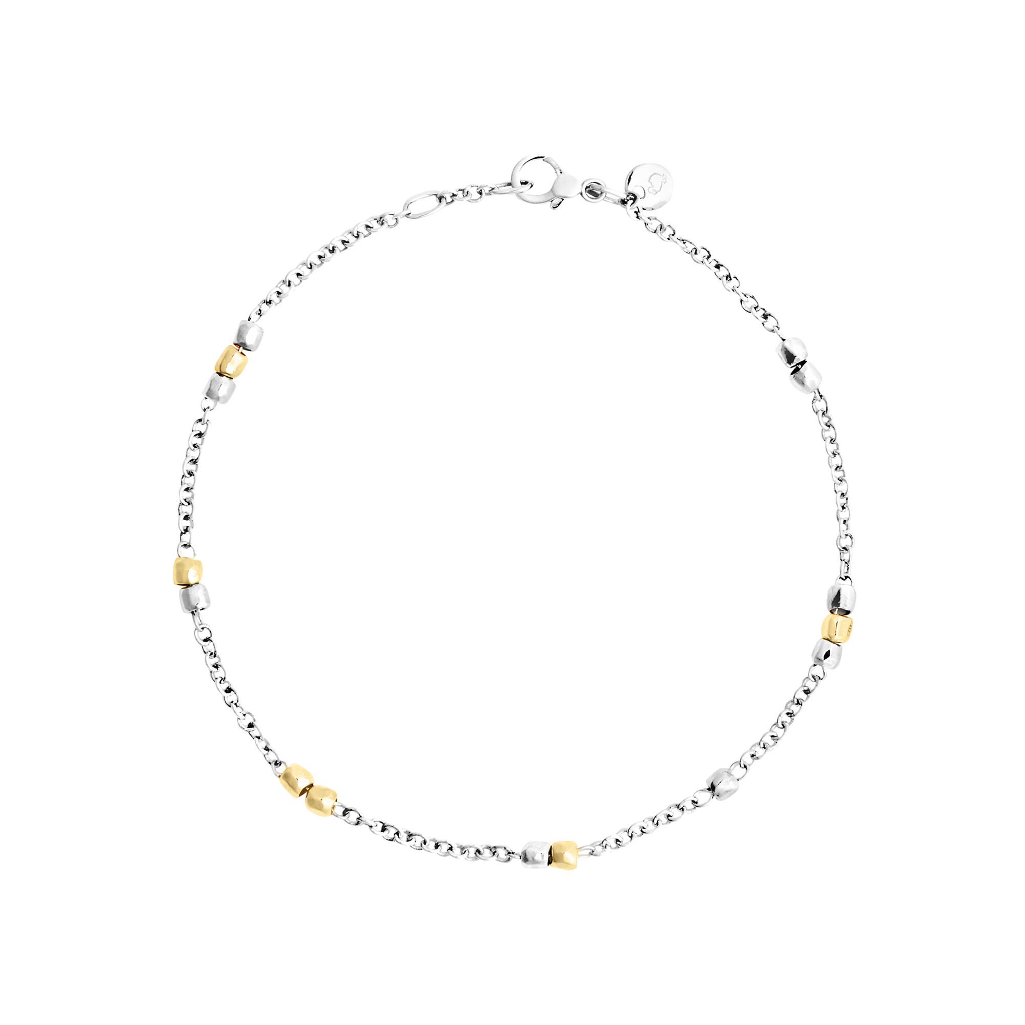 Bracelet DoDo Granelli en argent et or jaune