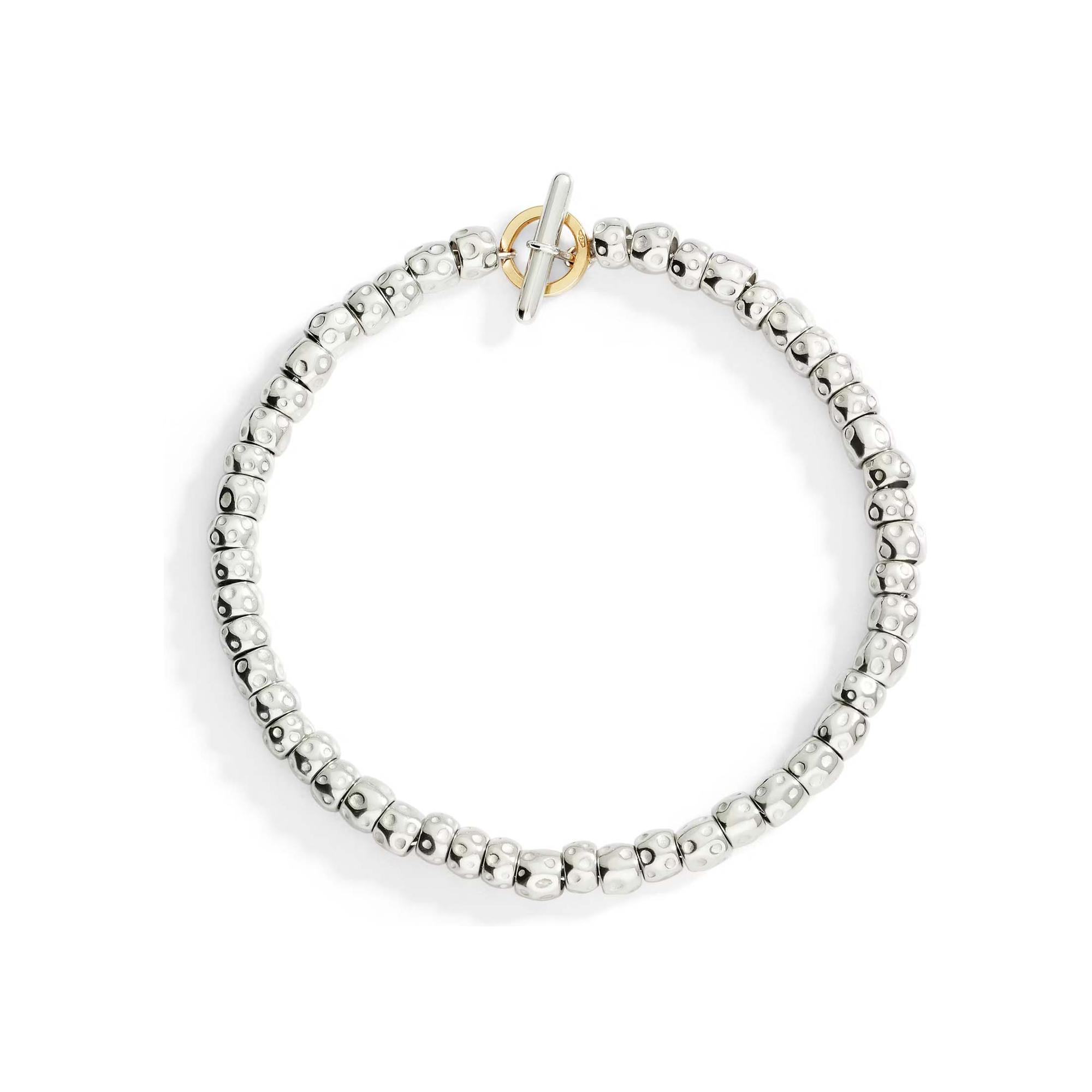 Bracelet Dodo Granelli en argent et or jaune