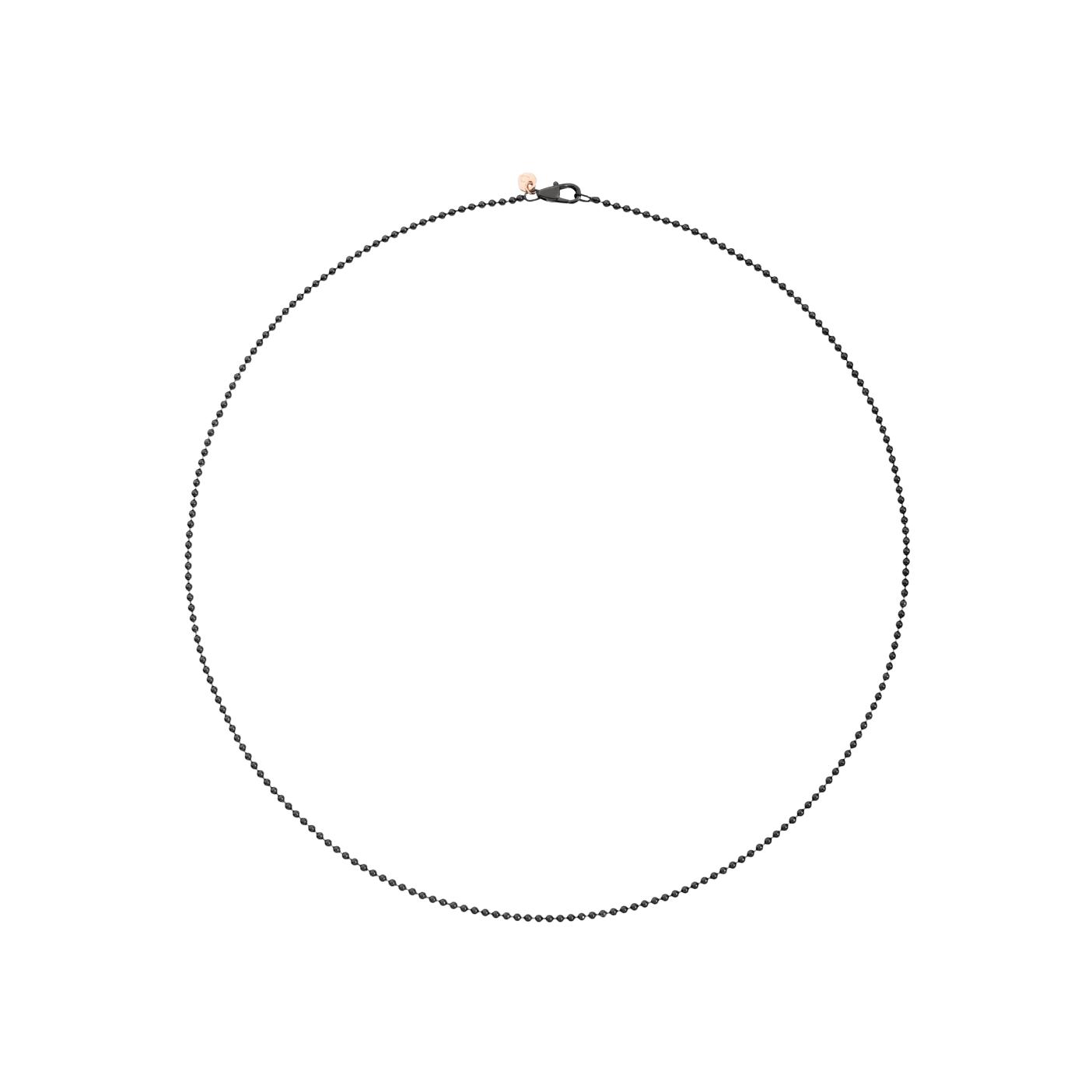 Collier DoDo Bollicine En Acier Pvd Et Or Rose - Acier/PVD/Or Rose 375/1000ème - Rose