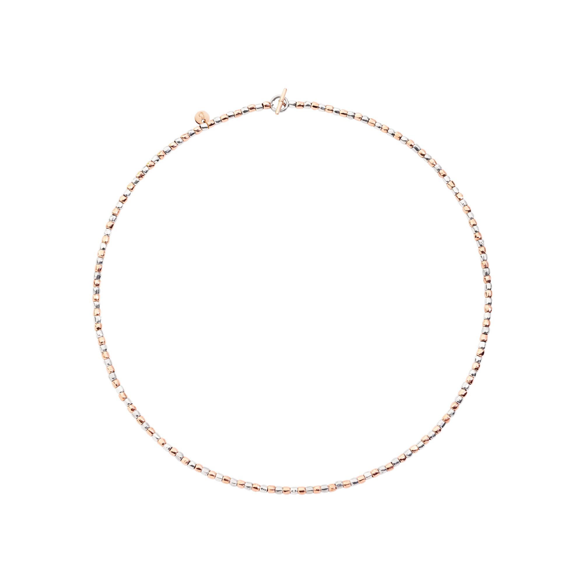 Collier DoDo Granelli En Or Rose - Or Rose 375/1000ème - Rose