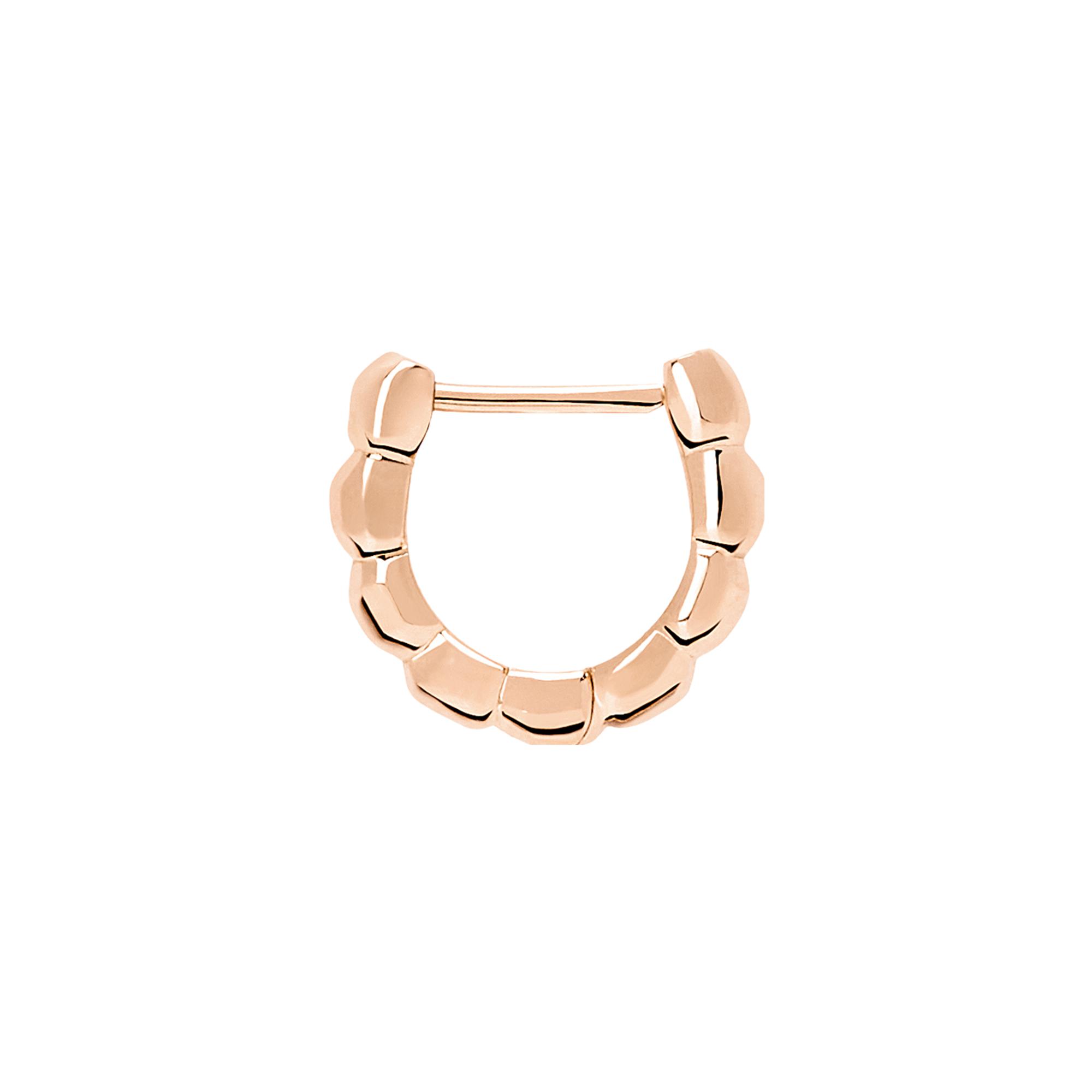 Mono Boucle D'oreille DoDo Granelli En Or Rose - Or Rose 375/1000ème - Rose